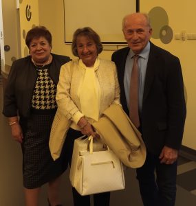 Dr.Kardos Mária (b), Dr.Károly Éva (k) Dr. Harangi Ferenccel a konferencia főszervezőjével. Fotó: tmkorhaz